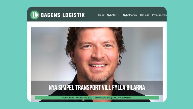 dagens logistik artikel